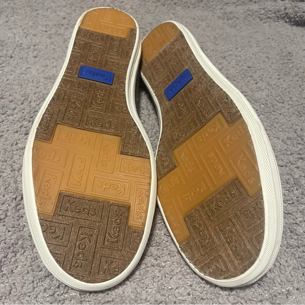 Keds Charcoal Gray Slip-On Shoes - Picture 2 of 5